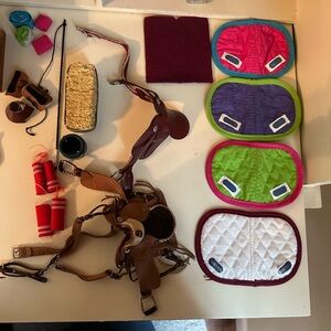 Lot of Breyer Horse Accessories